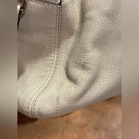 Michael Kors Women's Convertible Satchel, light cream - Picture 8 of 16